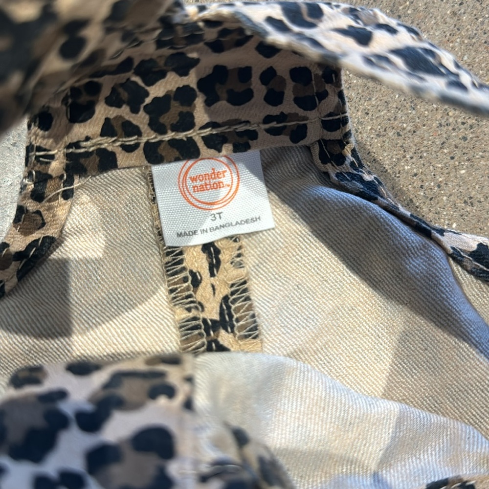 Leopard Overall Dress - Picture 4 of 5